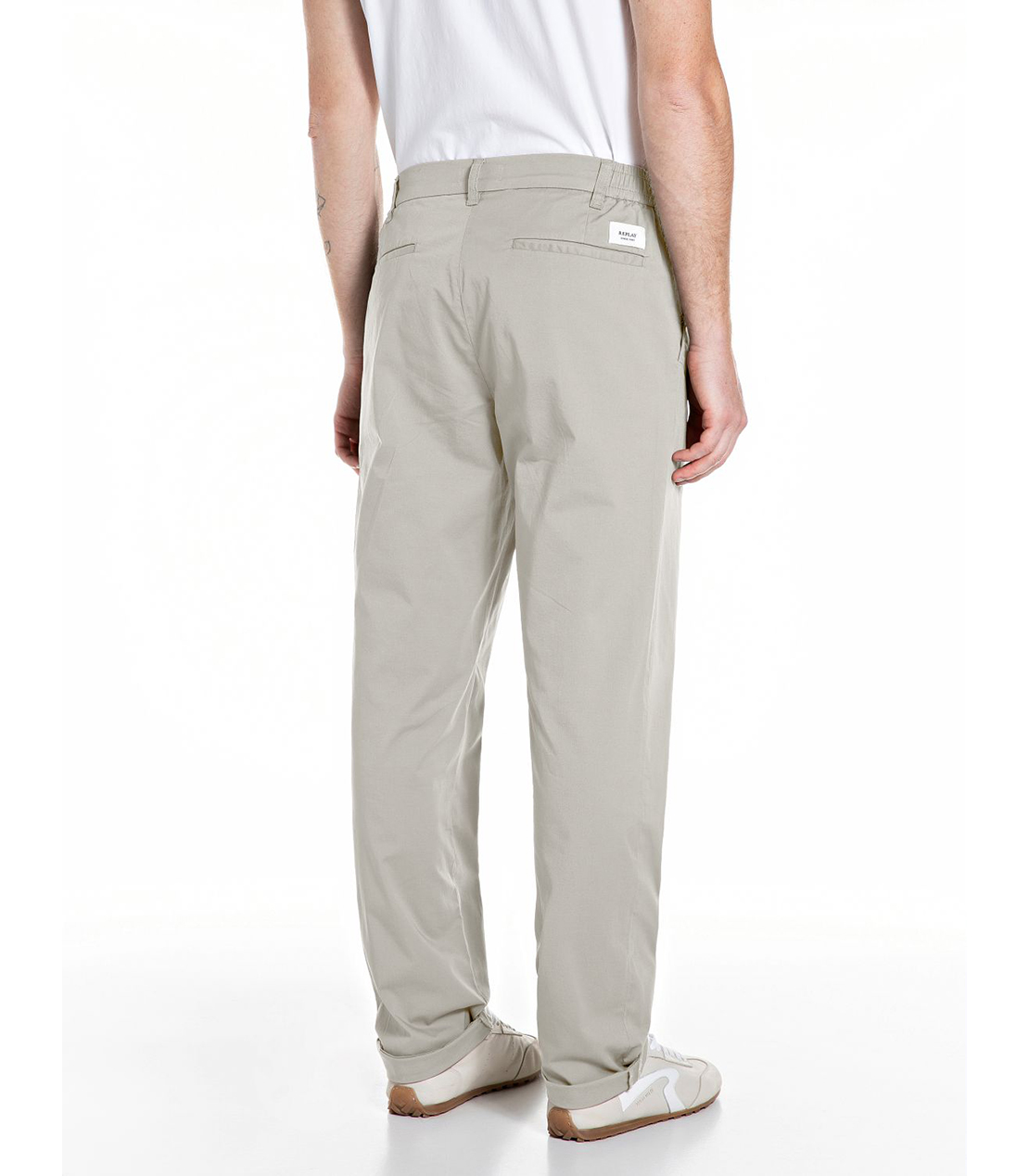 コンフォートコットンツイルパンツ 詳細画像 ライトベージュ 2